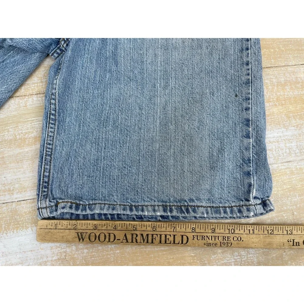 Levi’s 550 Relaxed Fit Men’s 36 100% Cotton Blue Denim Shorts 5-Pocket Button